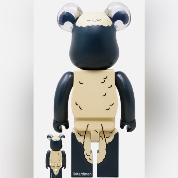 Shaun the Sheep NIB Bearbrick 400/100 set - Picture 2 of 3